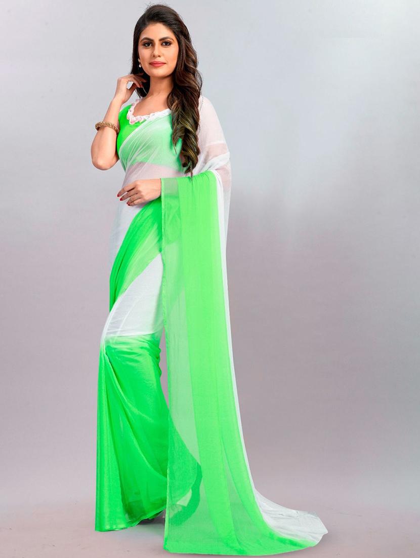 women ombre printed saree with blouse - 22041933 - Standard Image - 1