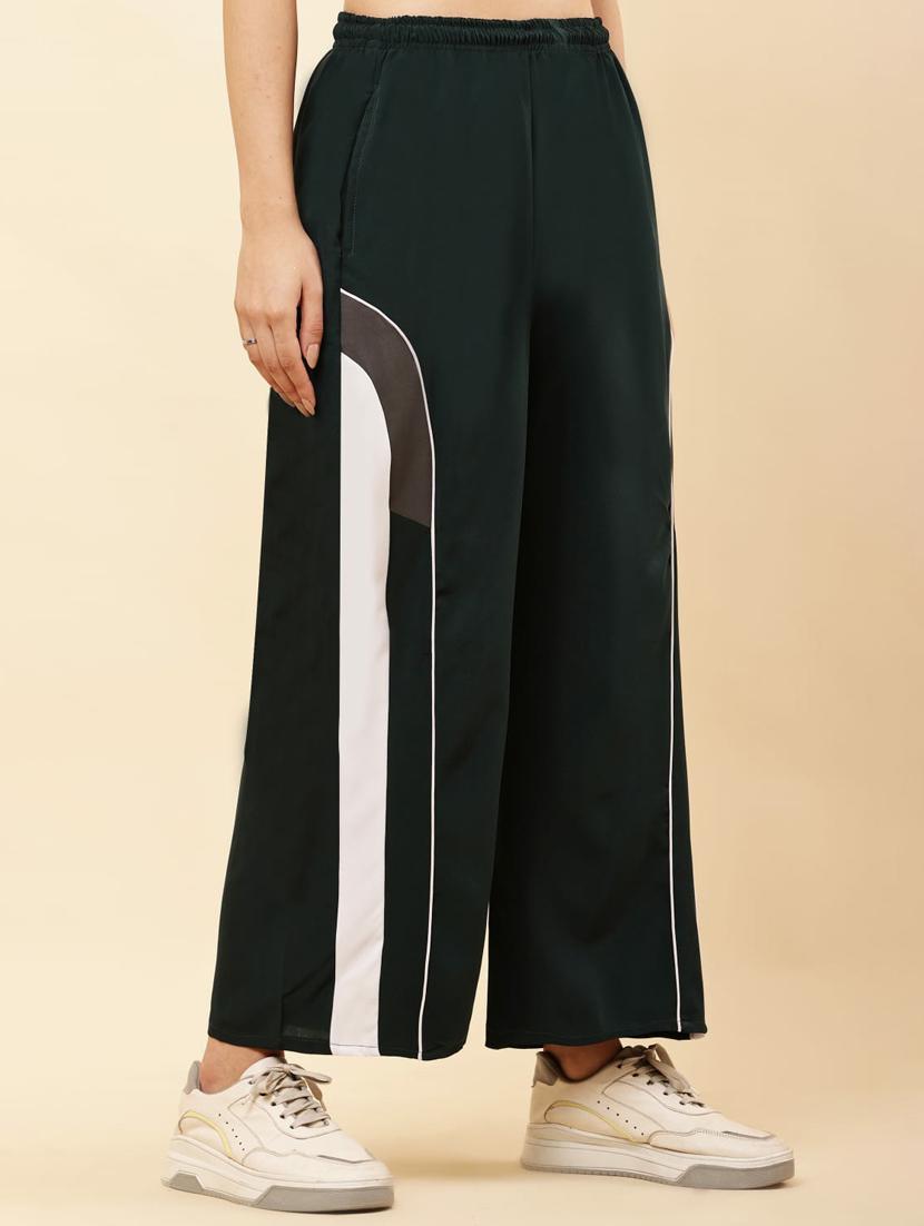 women tapered mid rise relaxed fit track pant - 22041974 - Standard Image - 1