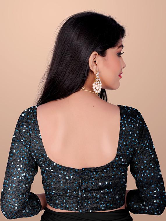 girls embellished ready to wear ruffle saree - 22042296 - Standard Image - 4