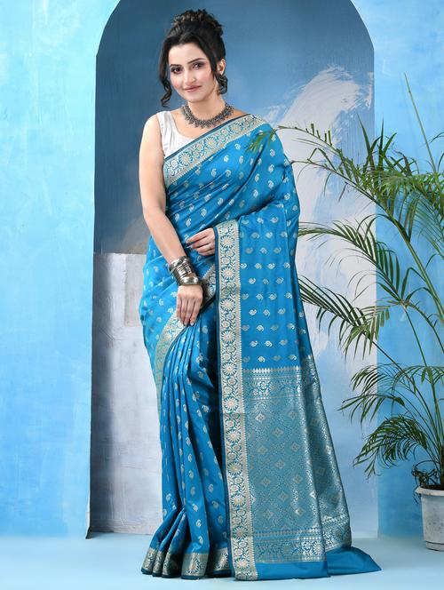 women self design banarasi saree with blouse - 22042430 - Standard Image - 0