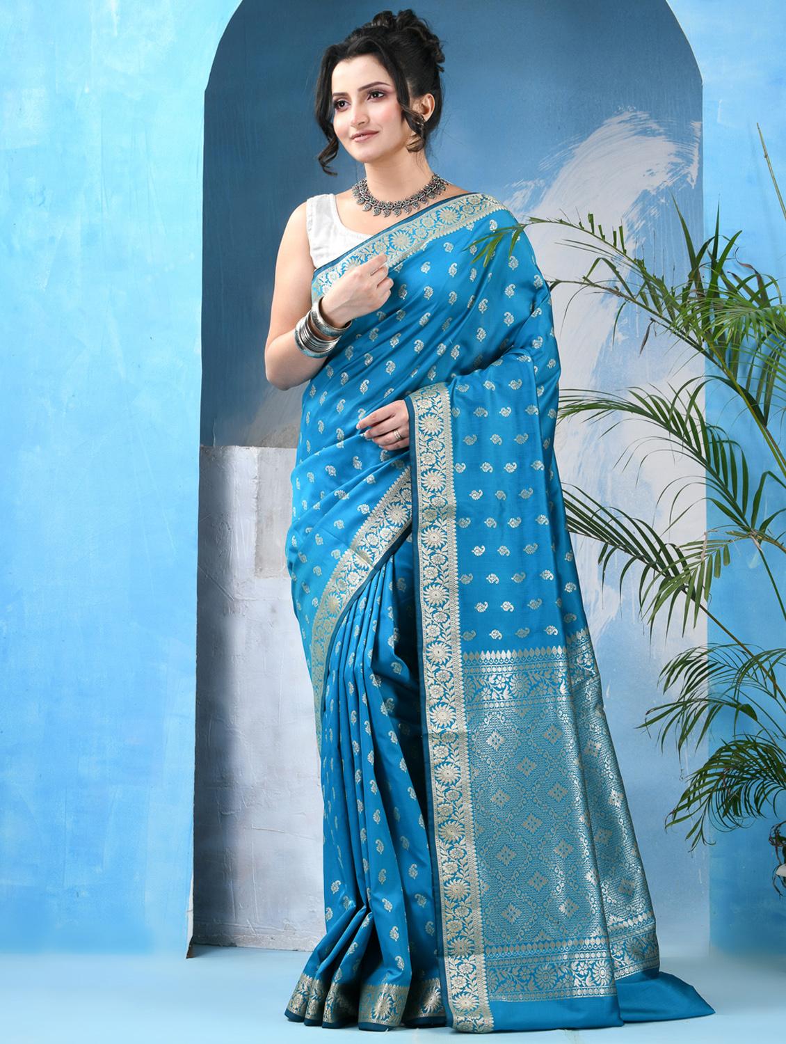 women self design banarasi saree with blouse - 22042430 - Standard Image - 1
