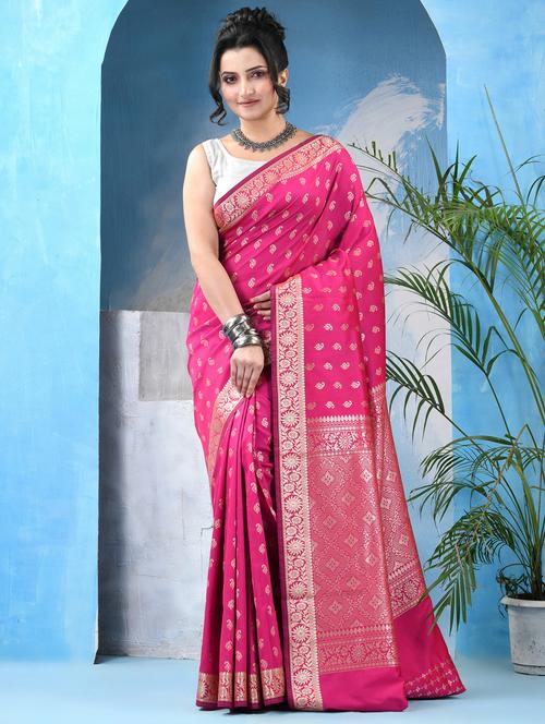 women self design banarasi saree with blouse - 22042431 - Standard Image - 0