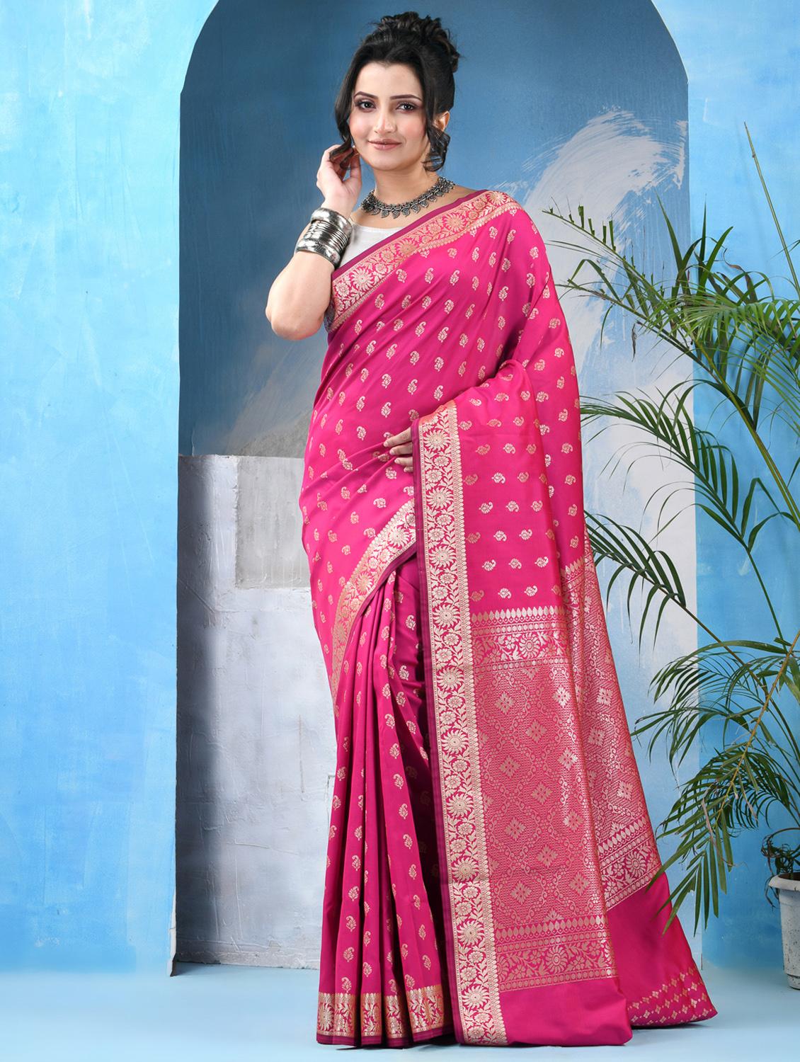 women self design banarasi saree with blouse - 22042431 - Standard Image - 1