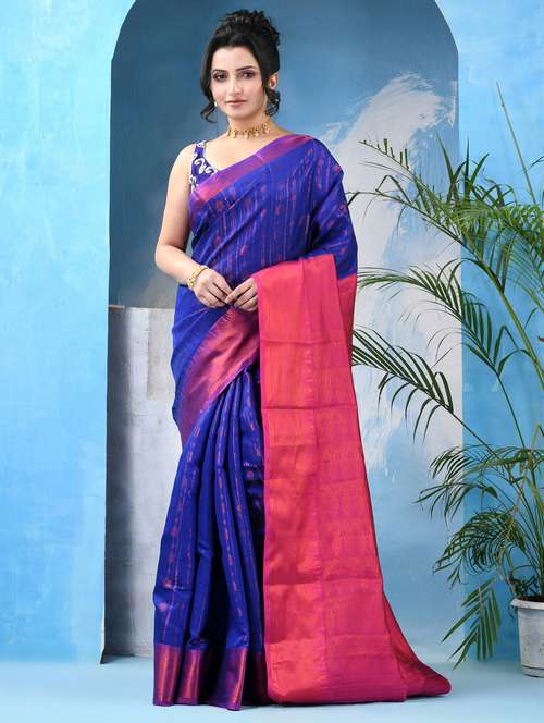 women self design banarasi saree with blouse - 22042437 - Standard Image - 0
