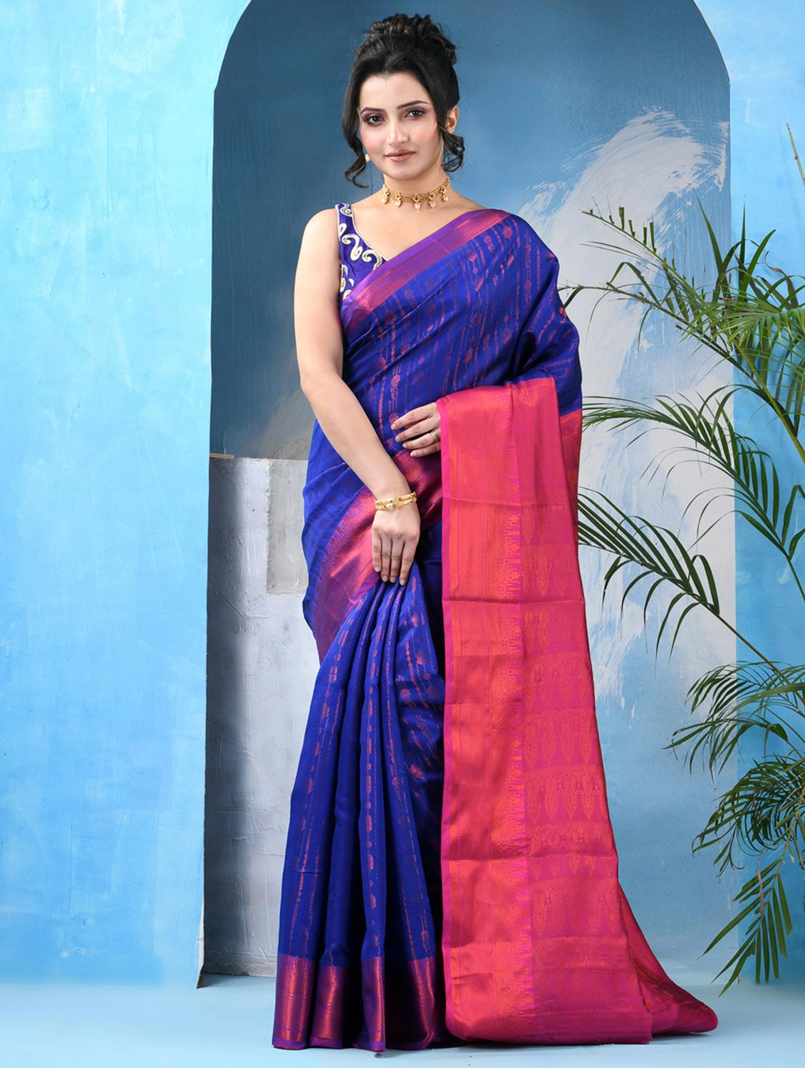women self design banarasi saree with blouse - 22042437 - Standard Image - 1