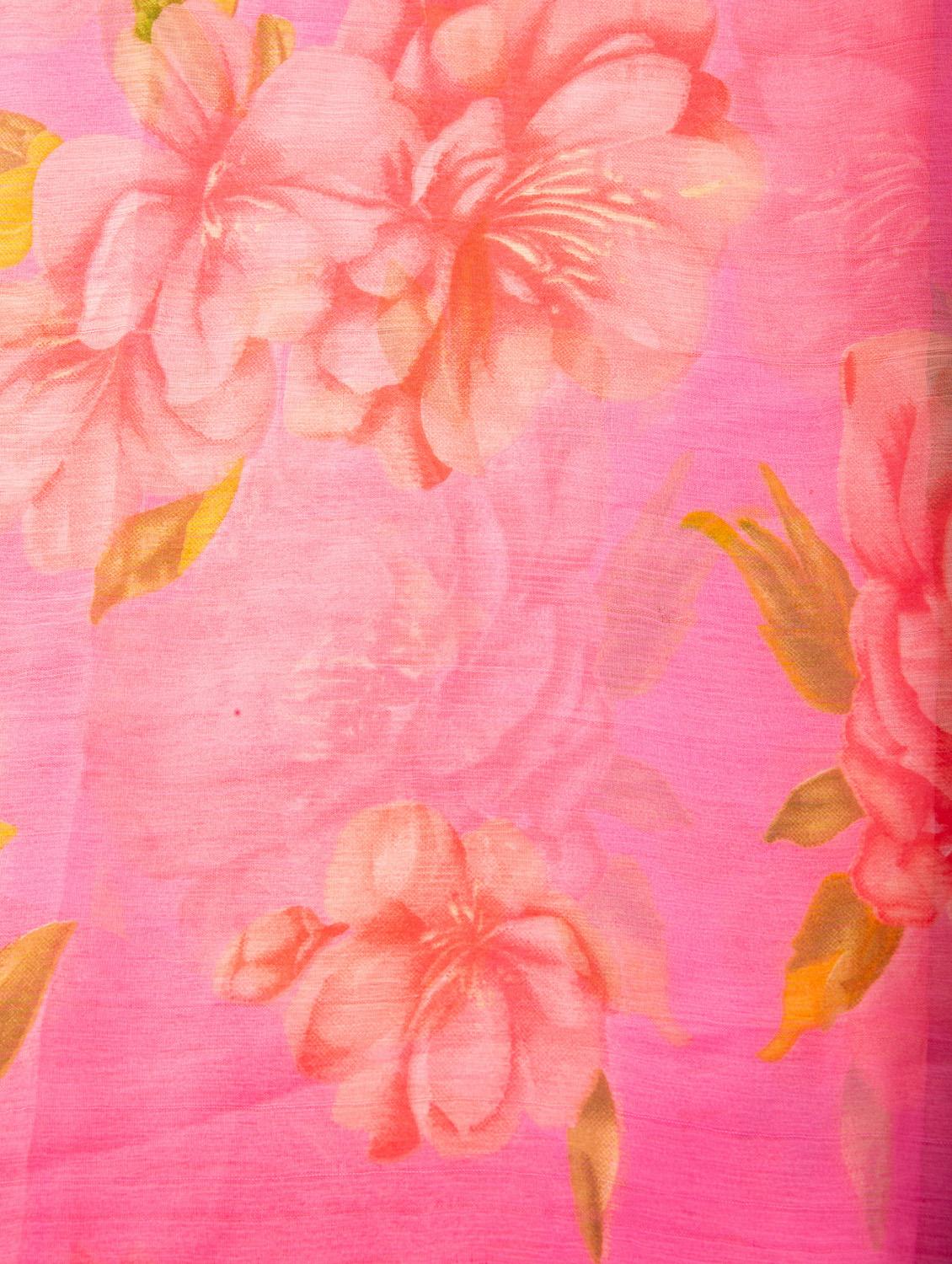 women floral printed saree - 22042442 - Standard Image - 4