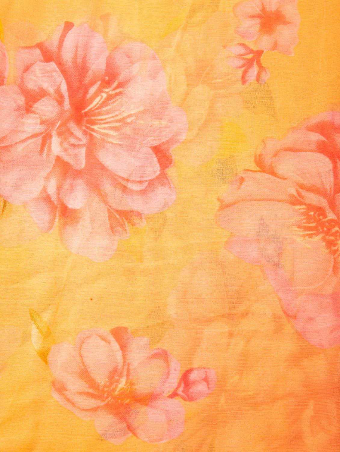 women floral printed saree - 22042443 - Standard Image - 4