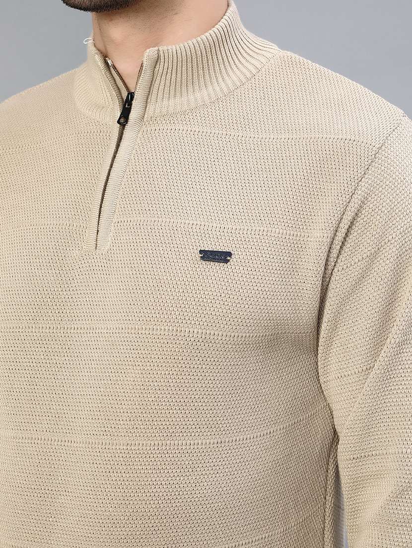 men self design long sleeve regular fit pullover  - 22042459 -  Standard Image - 4