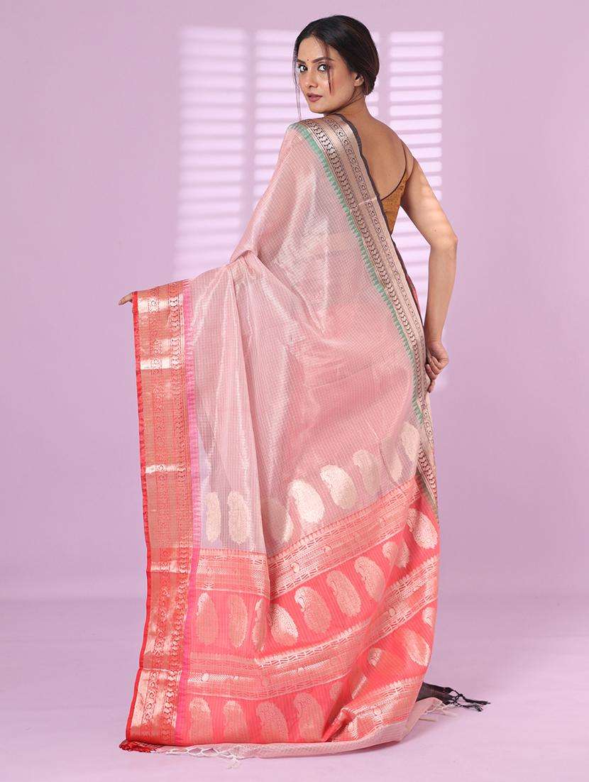 women self design bordered saree with blouse - 22042766 -  Standard Image - 1