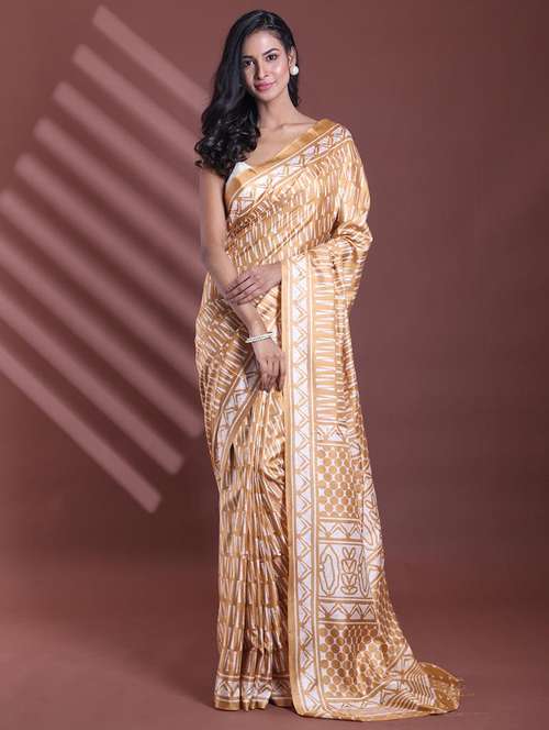 women printed casual wear saree with blouse - 22042806 - Standard Image - 0