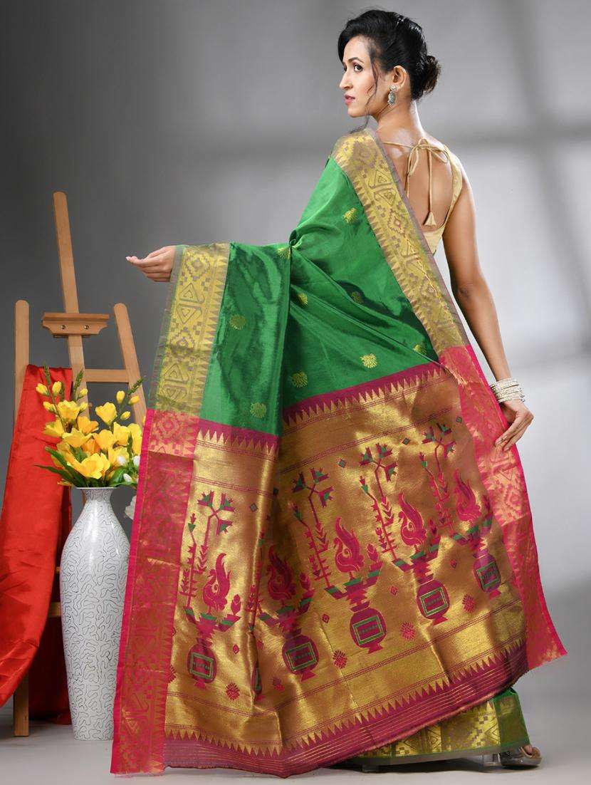 women self design paithani saree with blouse - 22042847 -  Standard Image - 1