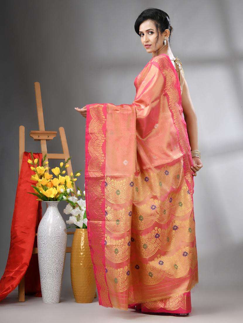 women self design kanjivaram saree with blouse - 22042848 -  Standard Image - 1