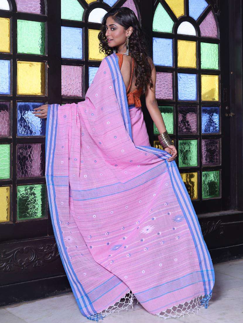 women self design handloom saree with blouse - 22042866 -  Standard Image - 1