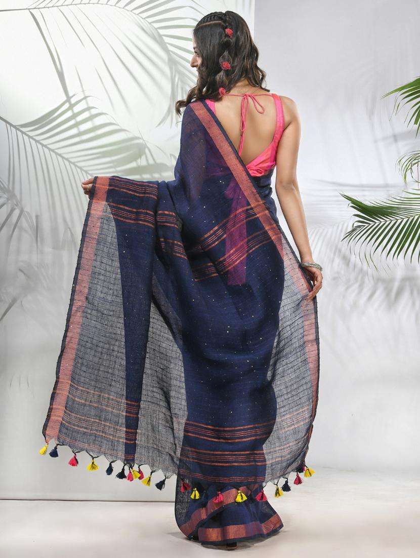 women self design handloom saree with blouse - 22042933 -  Standard Image - 1