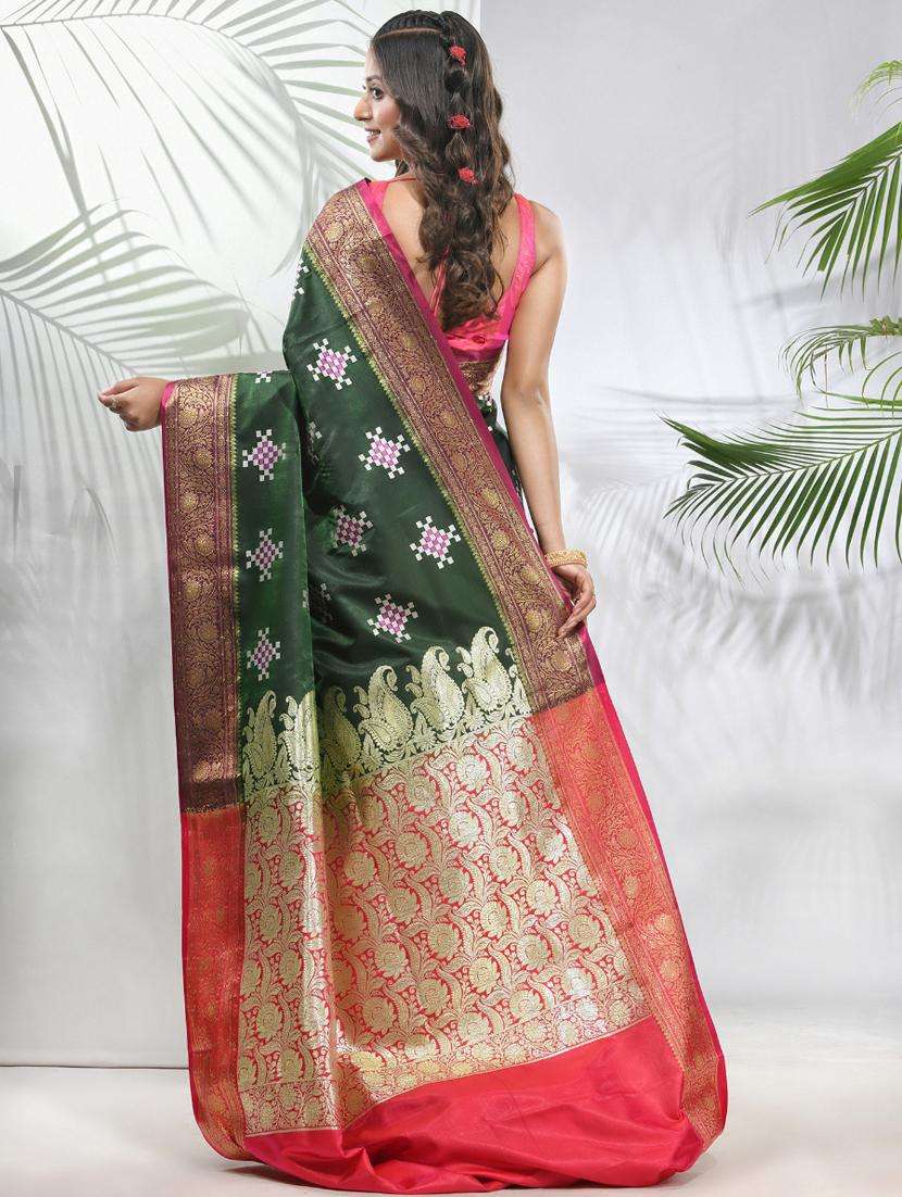 women self design banarasi saree with blouse - 22042939 -  Standard Image - 1