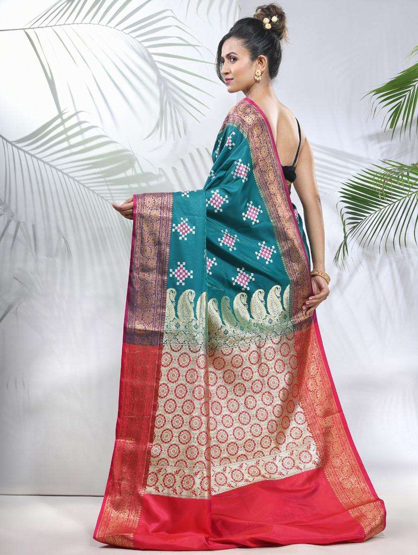 women self design banarasi saree with blouse - 22042948 -  Standard Image - 1