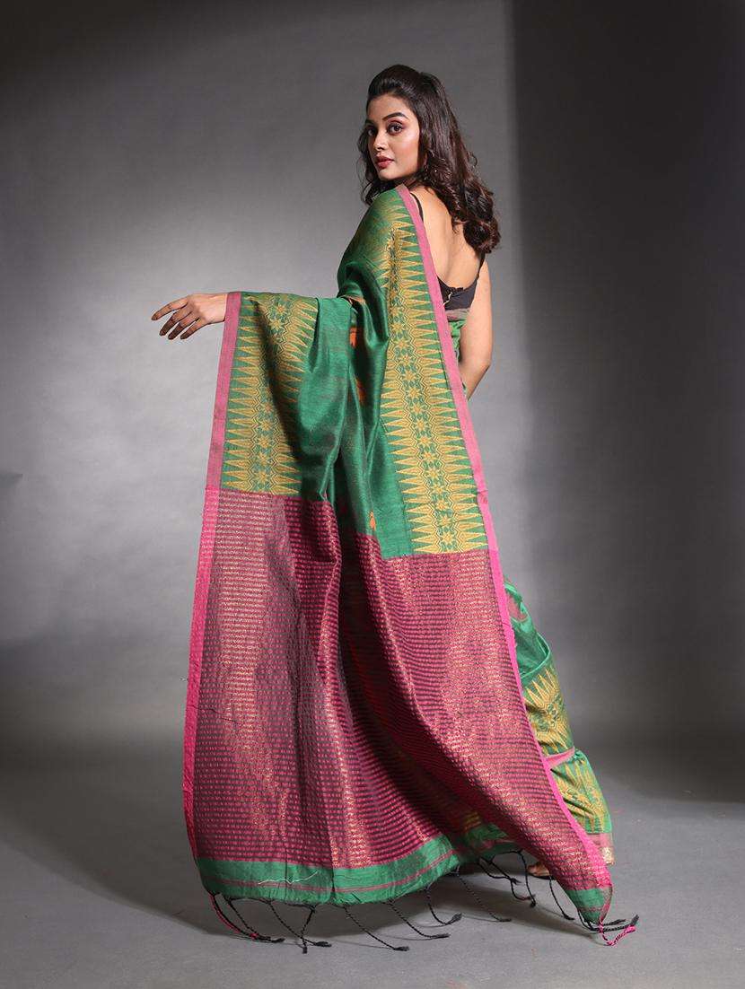 women self design bordered saree with blouse - 22042980 -  Standard Image - 1