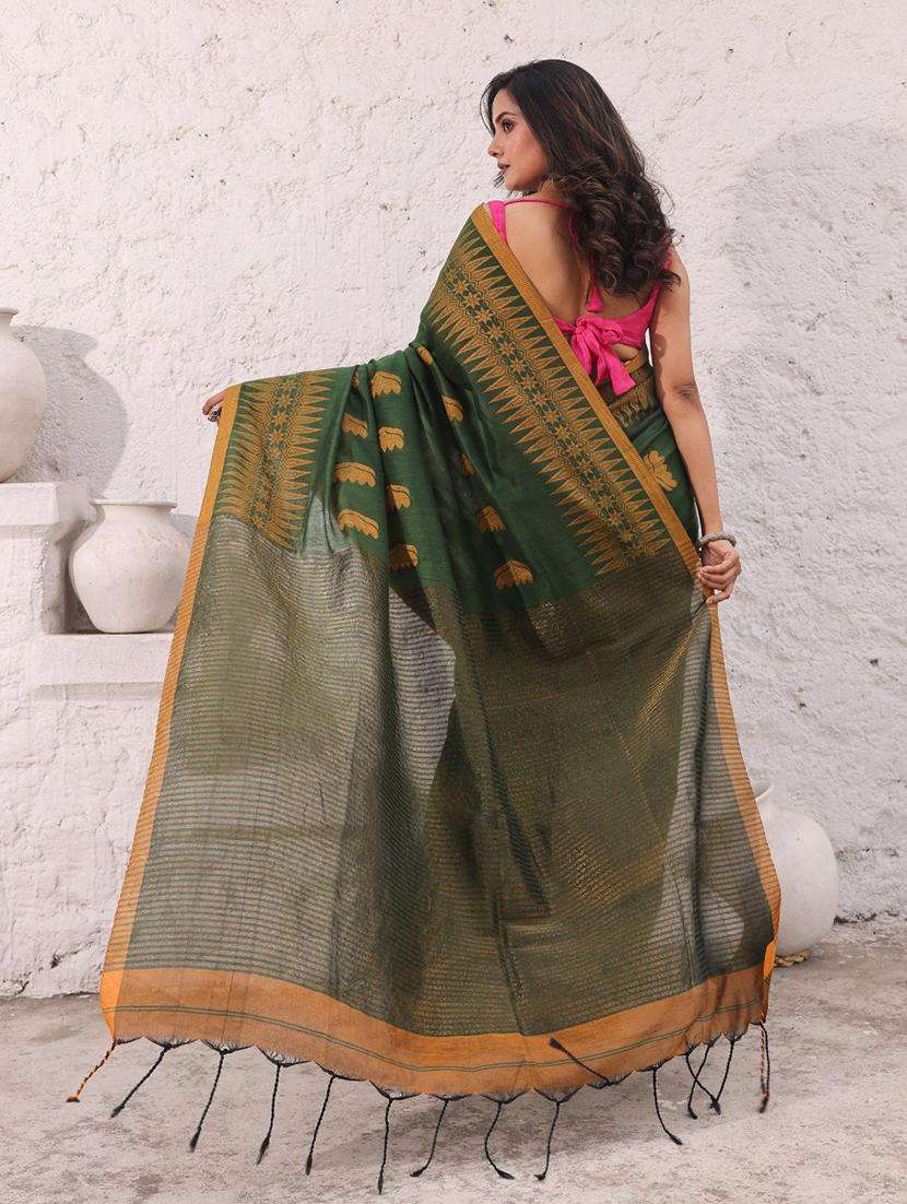 women self design bordered saree with blouse - 22042983 -  Standard Image - 1