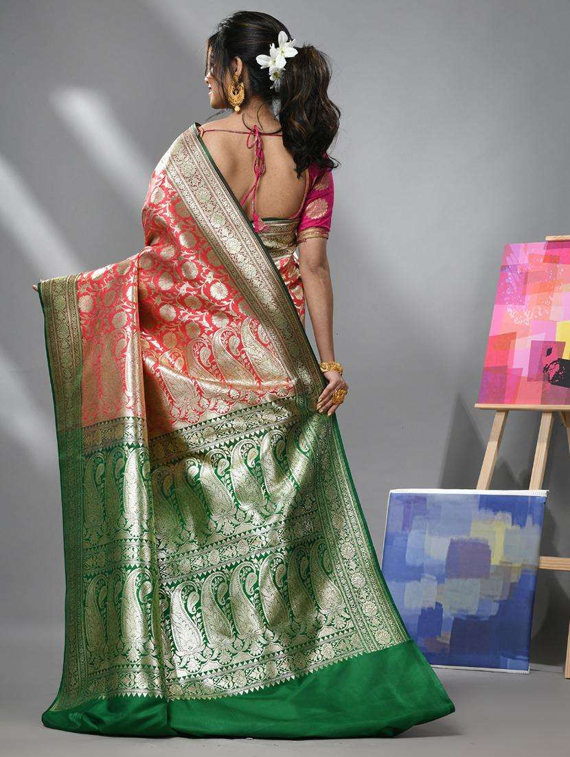 women self design banarasi saree with blouse - 22043046 -  Standard Image - 1