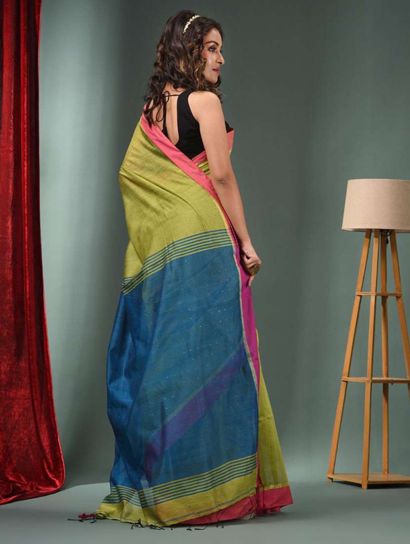 women self design handloom saree with blouse - 22043128 -  Standard Image - 1