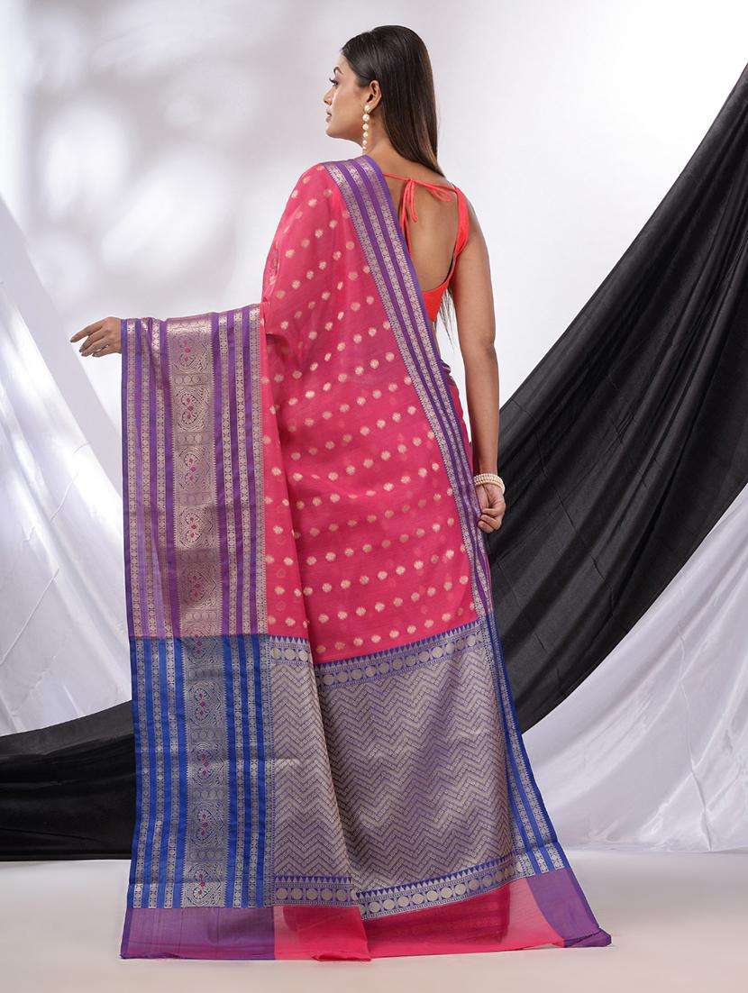 women self design bordered saree with blouse - 22043203 -  Standard Image - 1