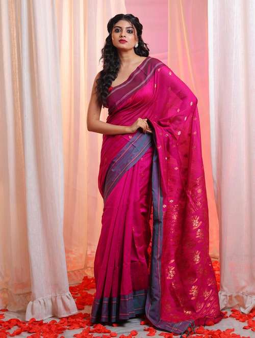 women self design southern silk saree with blouse - 22043399 - Standard Image - 0