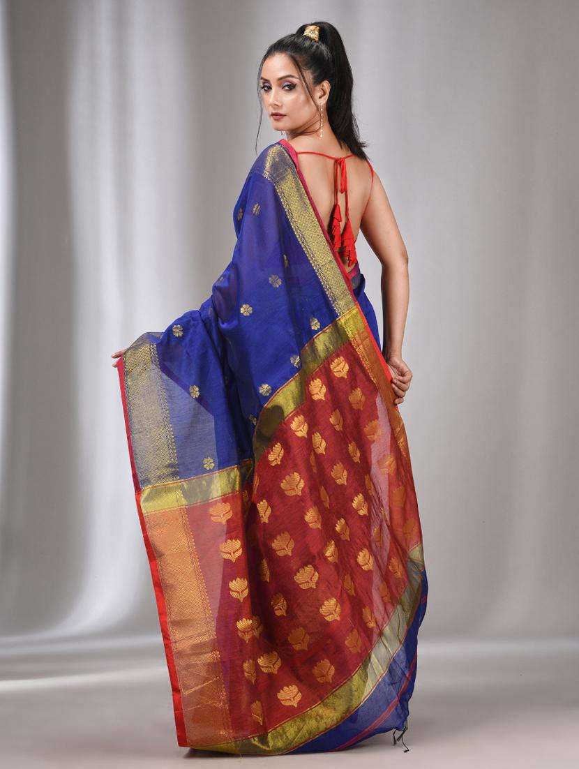 women self design southern silk saree with blouse - 22043431 -  Standard Image - 1