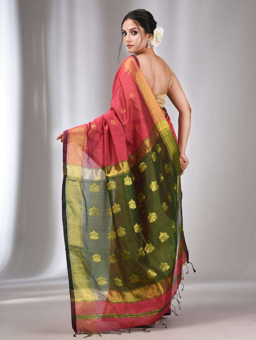 women self design bordered saree with blouse - 22043432 -  Standard Image - 1