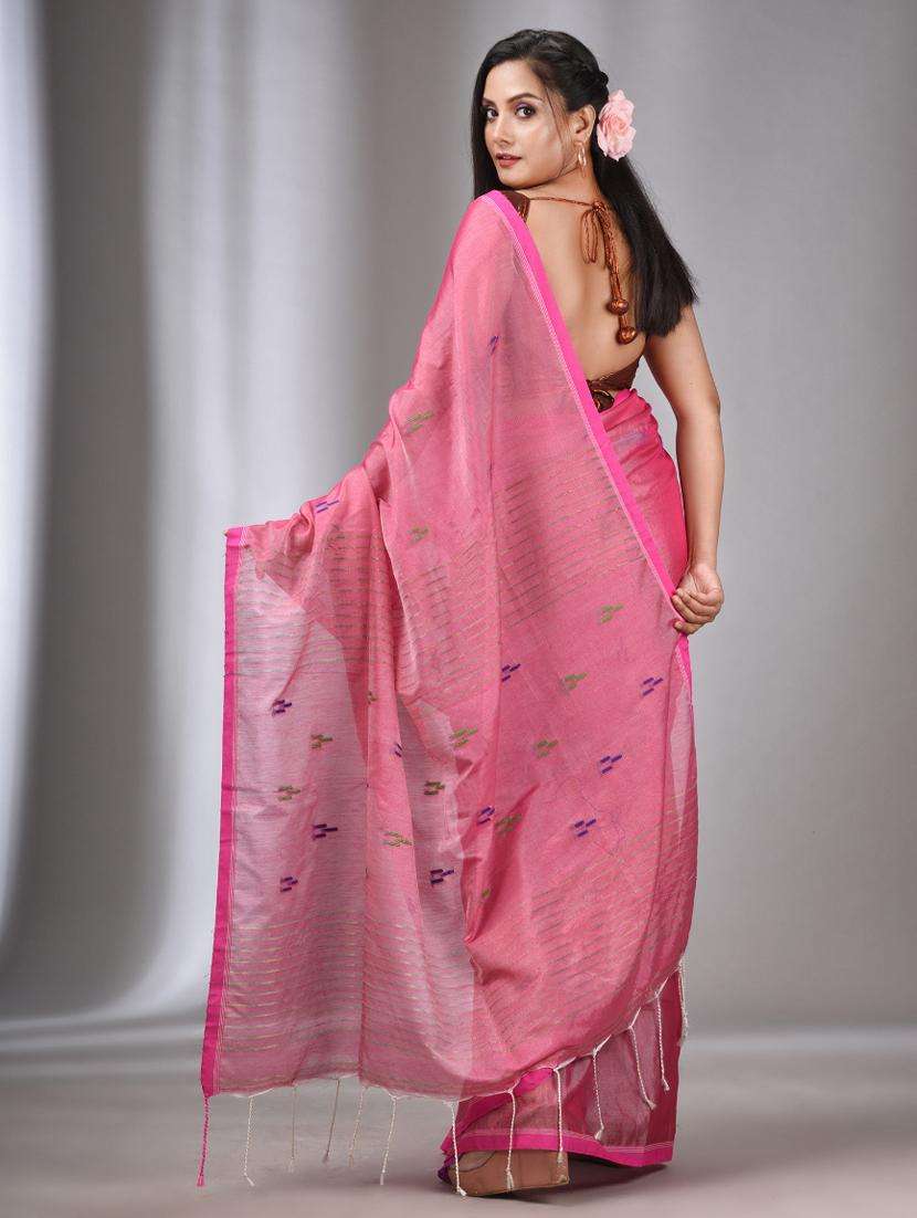 women self design handloom saree with blouse - 22043438 -  Standard Image - 1