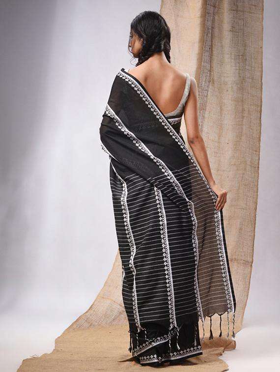 women self design handloom saree with blouse - 22043515 -  Standard Image - 1