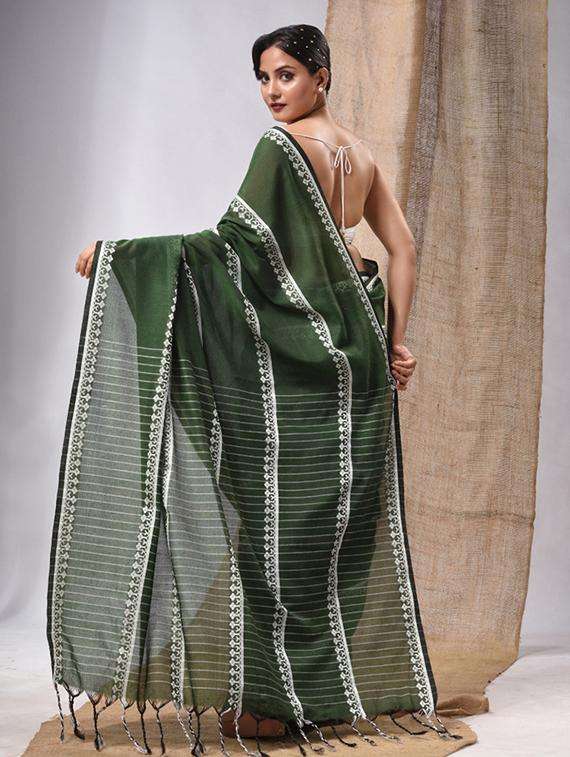women self design handloom saree with blouse - 22043516 -  Standard Image - 1