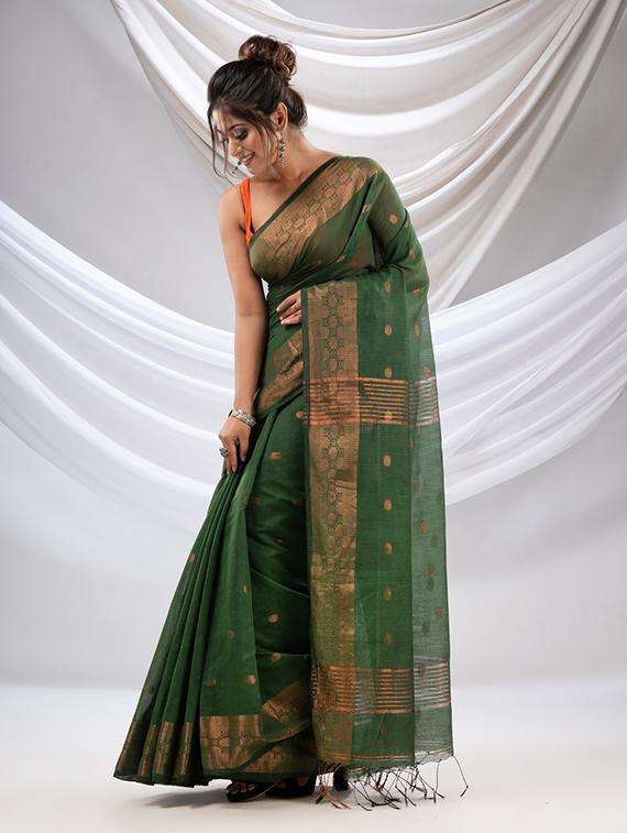 women self design handloom saree with blouse - 22043551 -  Standard Image - 1