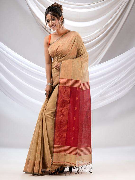 women self design handloom saree with blouse - 22043553 -  Standard Image - 1