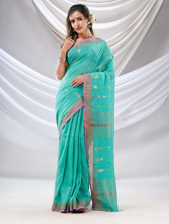 women self design handloom saree with blouse - 22043591 -  Standard Image - 1