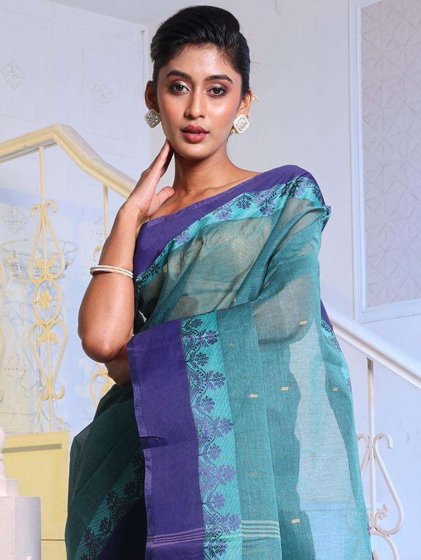 women self design handloom saree - 22043602 -  Standard Image - 1