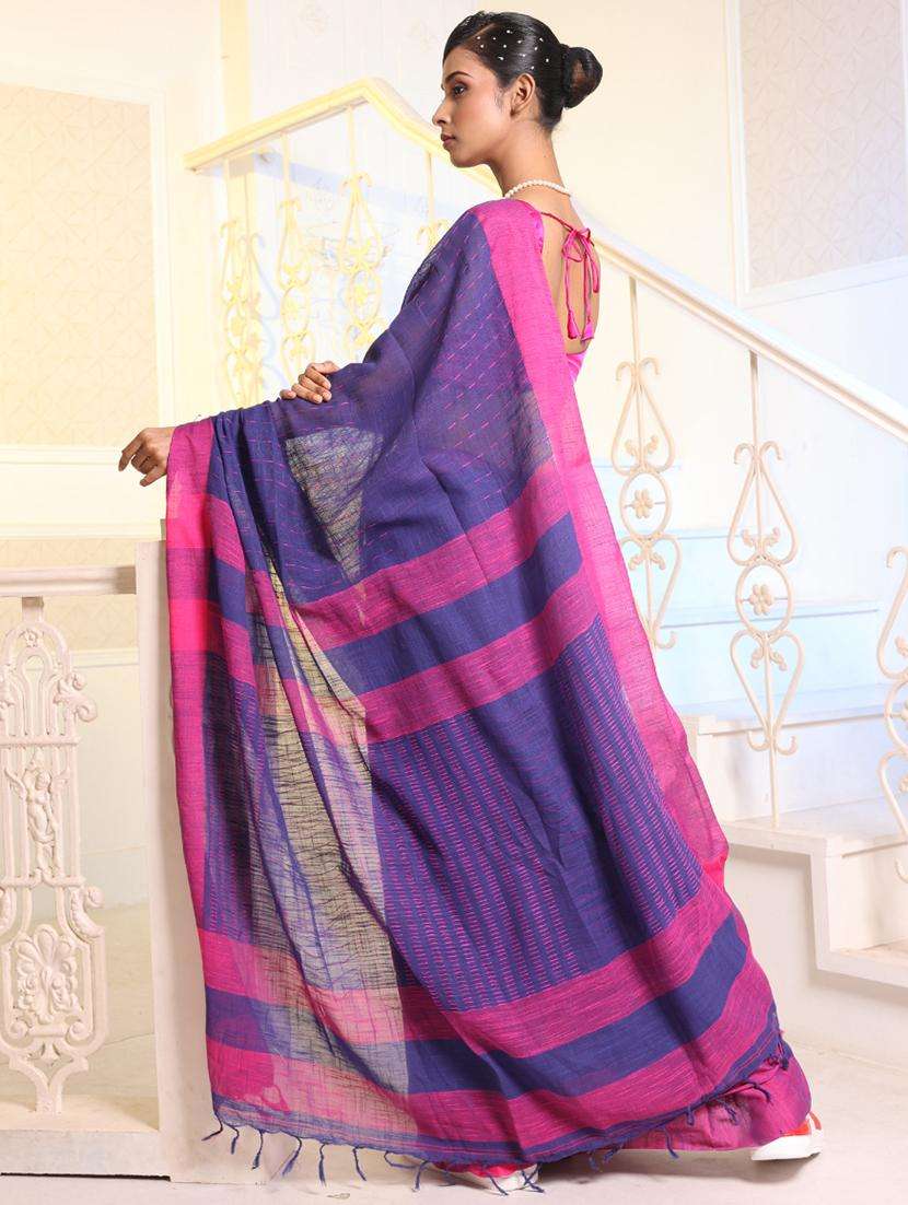 women self design handloom saree with blouse - 22043604 -  Standard Image - 1