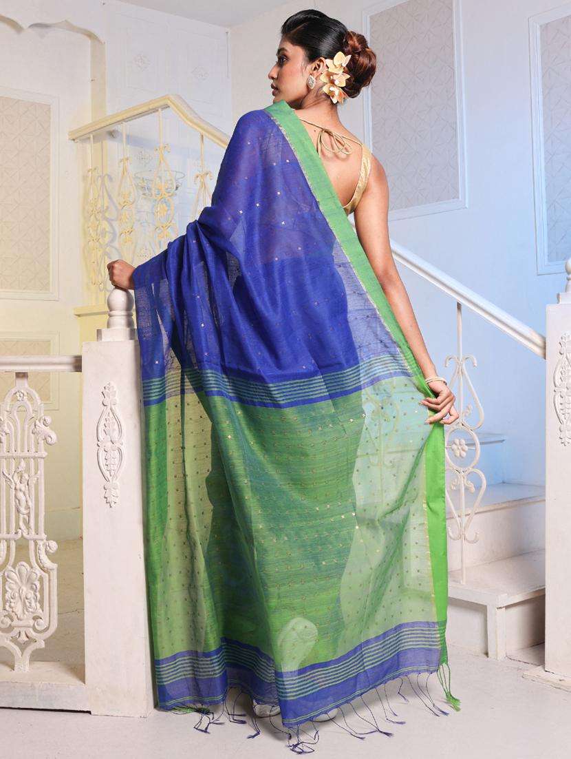 women self design handloom saree with blouse - 22043615 -  Standard Image - 1