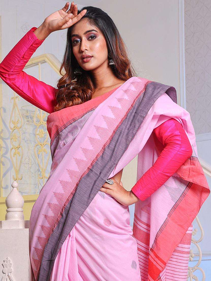 women self design handloom saree with blouse - 22043628 -  Standard Image - 1