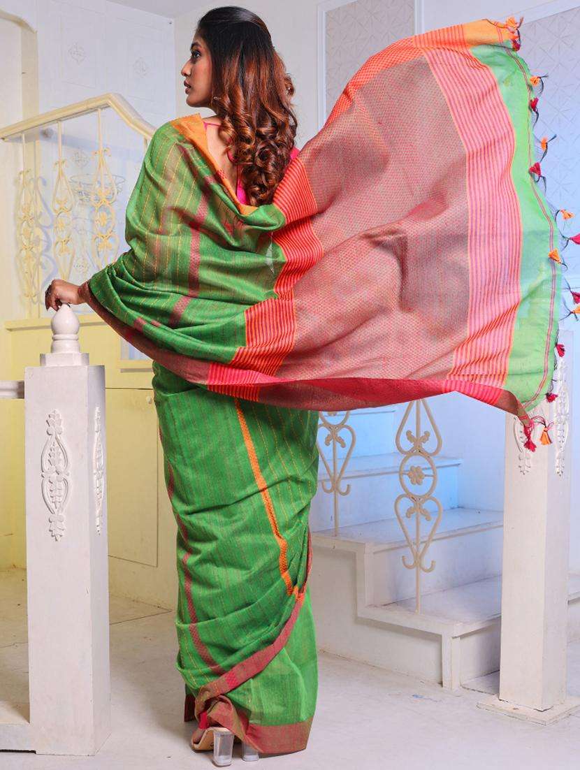 women self design handloom saree with blouse - 22043643 -  Standard Image - 1