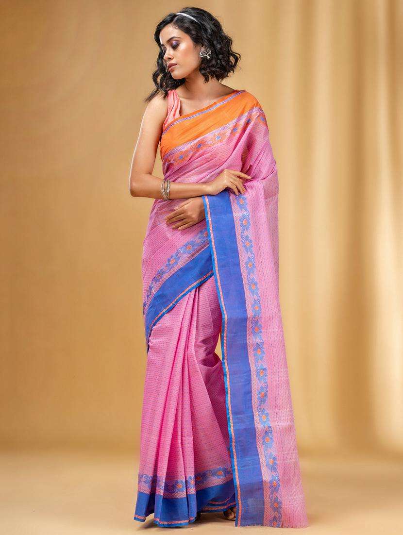 women self design handloom saree