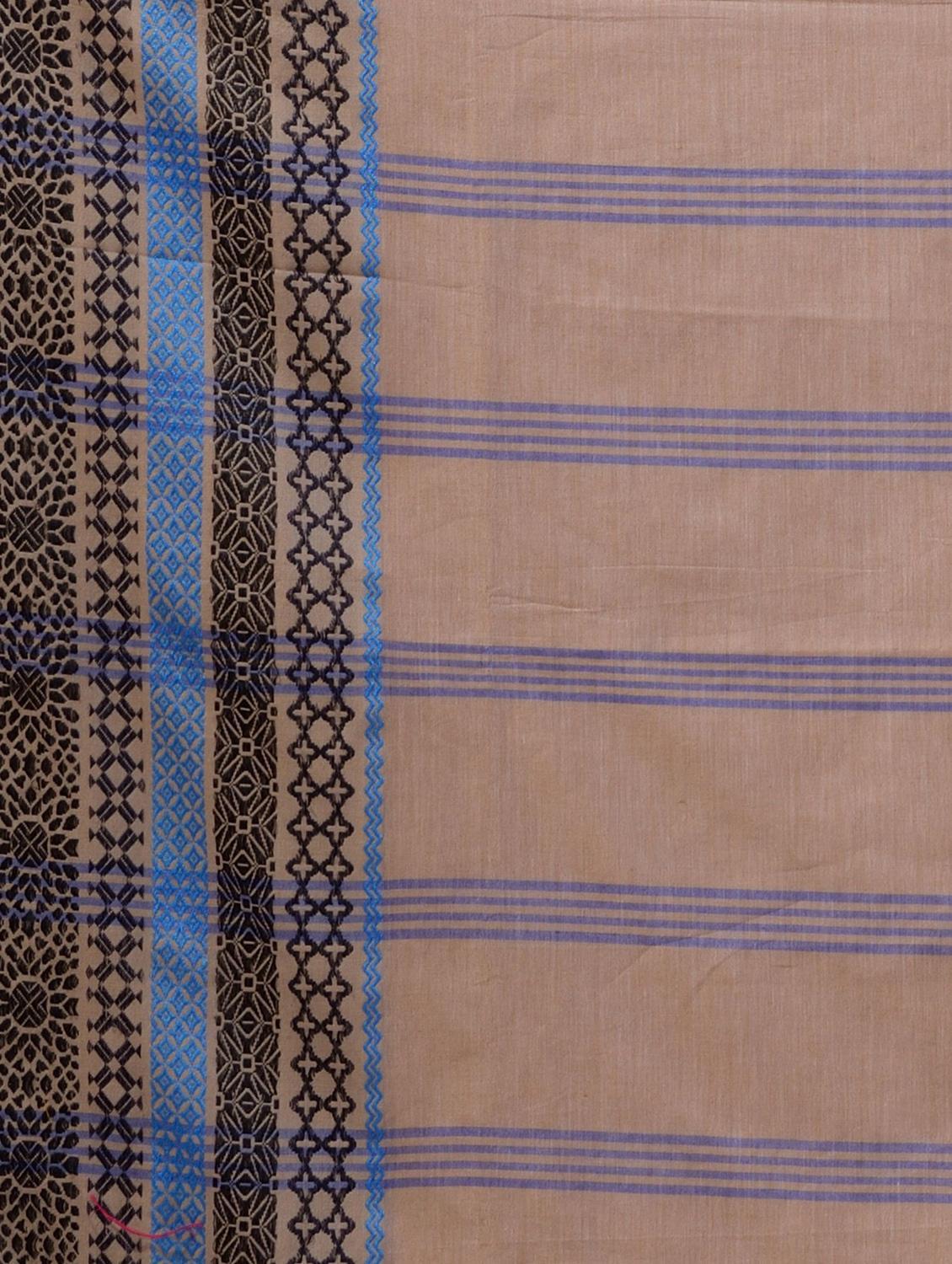 women beige handloom saree with blouse - 22043829 - Standard Image - 1