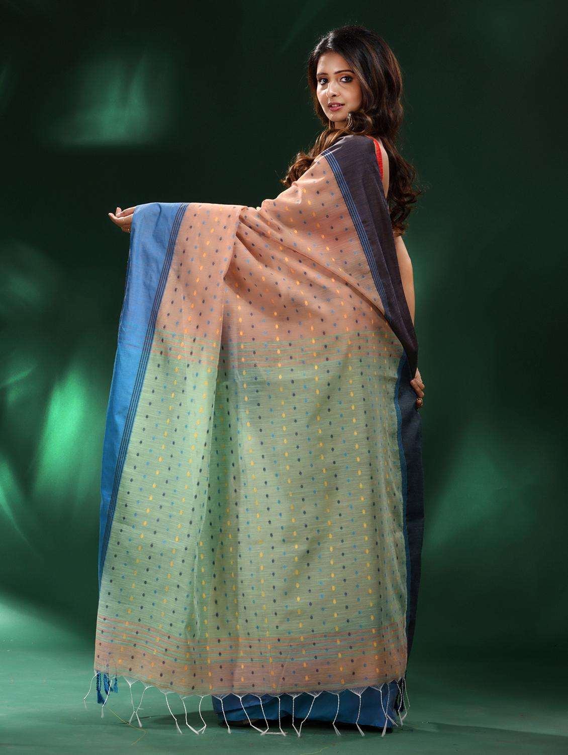 women self design handloom saree with blouse - 22043850 - Standard Image - 1