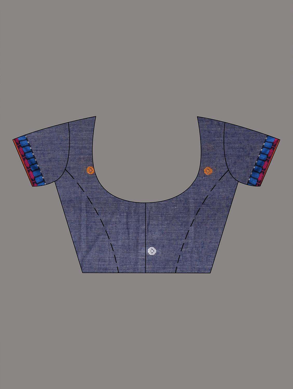 women self design handloom saree with blouse - 22043853 -  Standard Image - 1