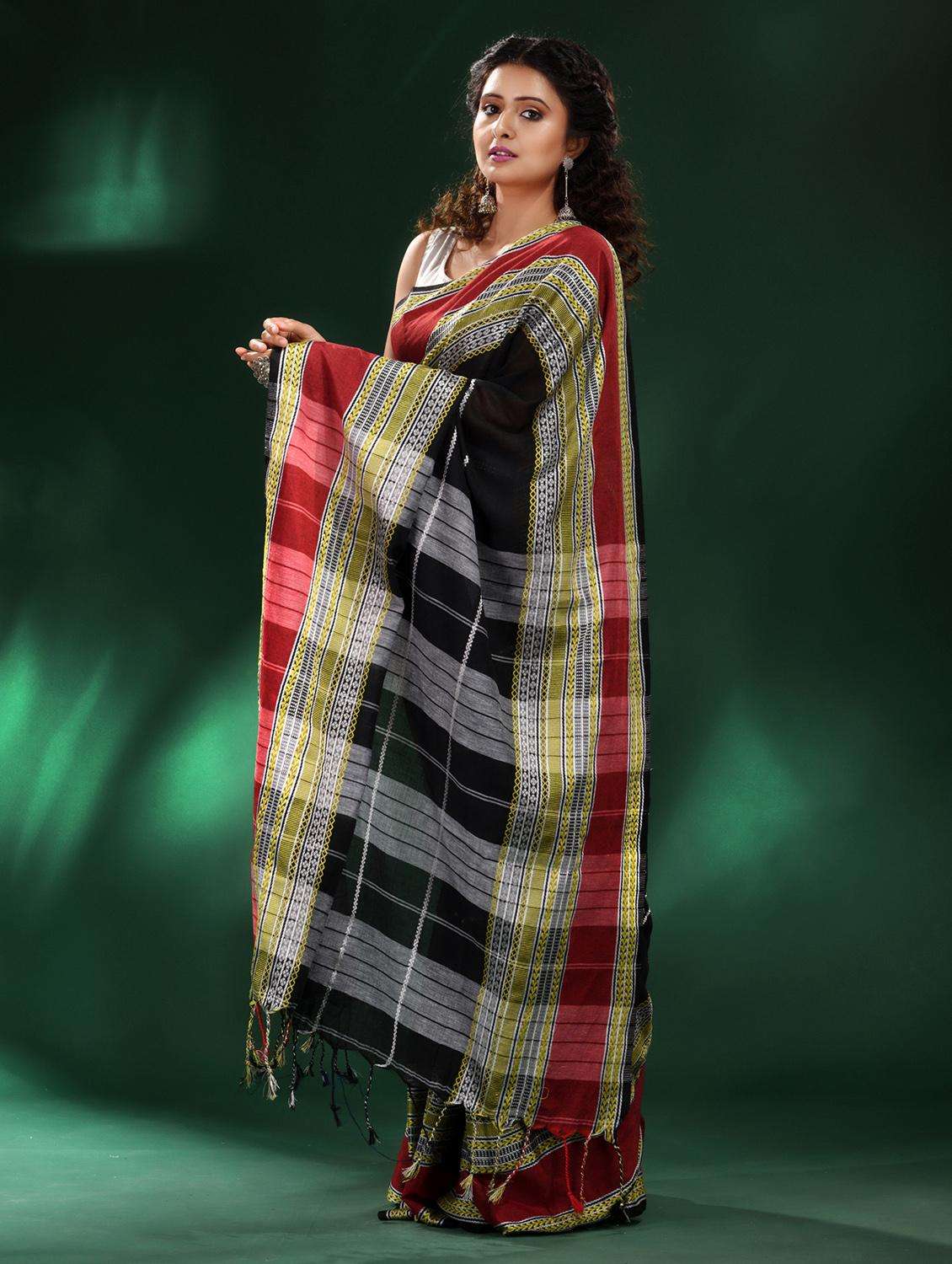 women self design handloom saree with blouse - 22043874 -  Standard Image - 1
