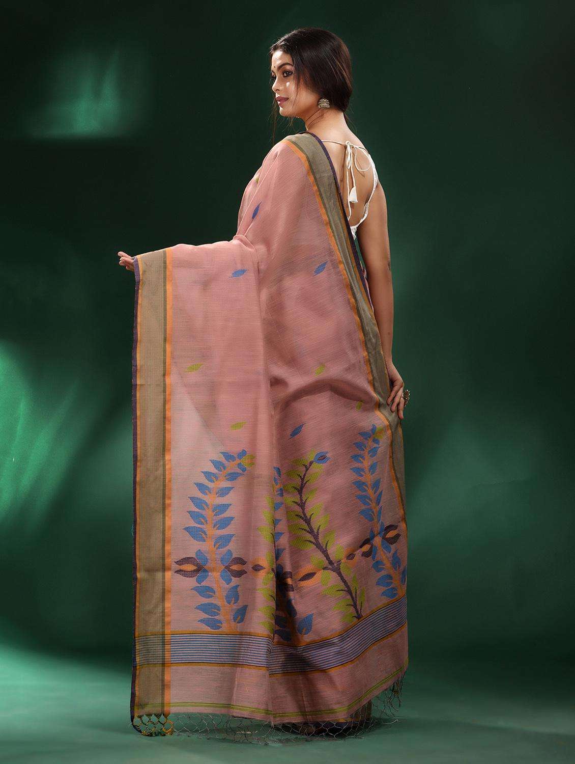 women self design handloom saree with blouse - 22043890 -  Standard Image - 1