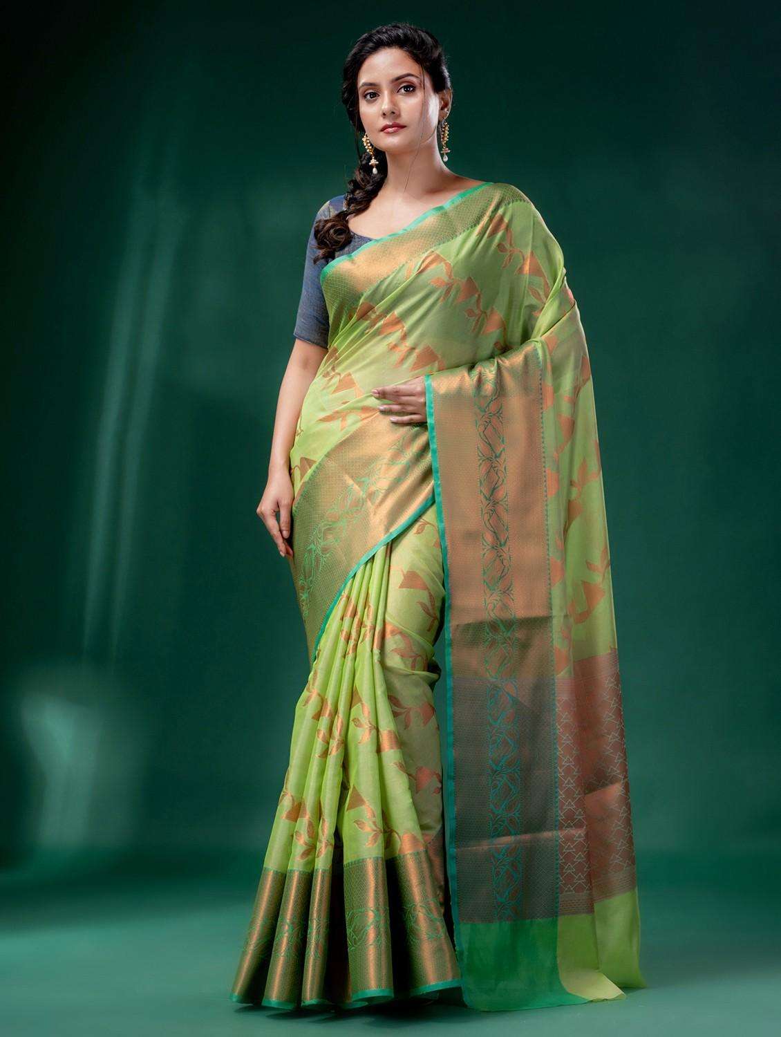 women self design banarasi saree with blouse - 22043938 -  Standard Image - 1