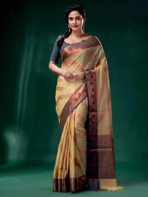 women self design banarasi saree with blouse - 22043939 -  Standard Image - 0