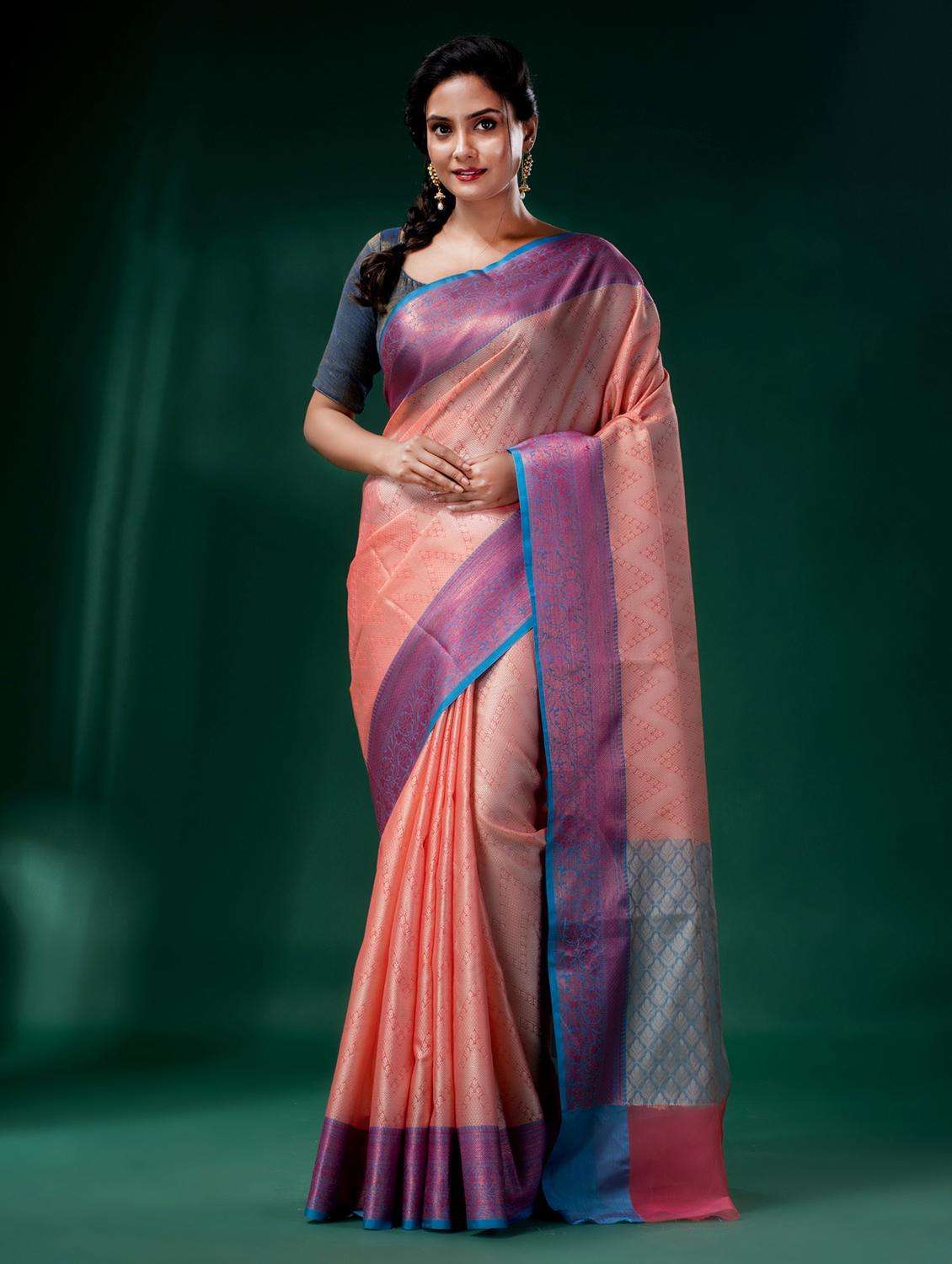 women self design banarasi saree with blouse - 22043952 -  Standard Image - 1
