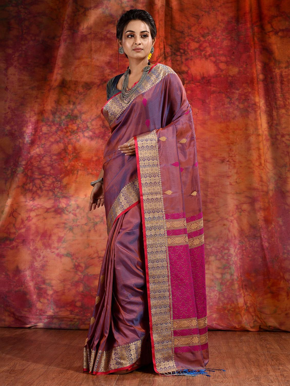 women self design southern silk saree with blouse - 22044021 - Standard Image - 1