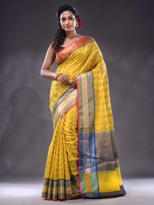 women self design southern silk saree with blouse - 22044037 - Standard Image - 0